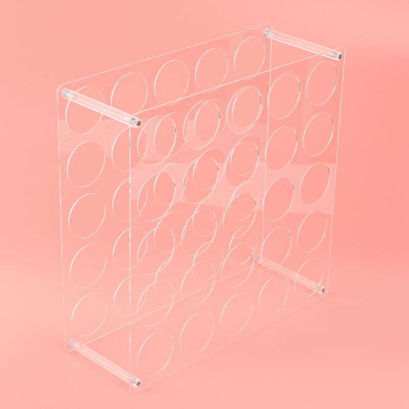 25hole Vinyl Roll Holder Acrylic Vinyl Storage Rack Paper Organiser A