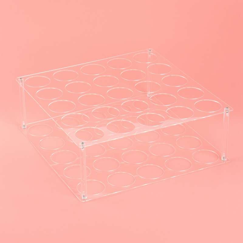 25hole Vinyl Roll Holder Acrylic Vinyl Storage Rack Paper Organiser A