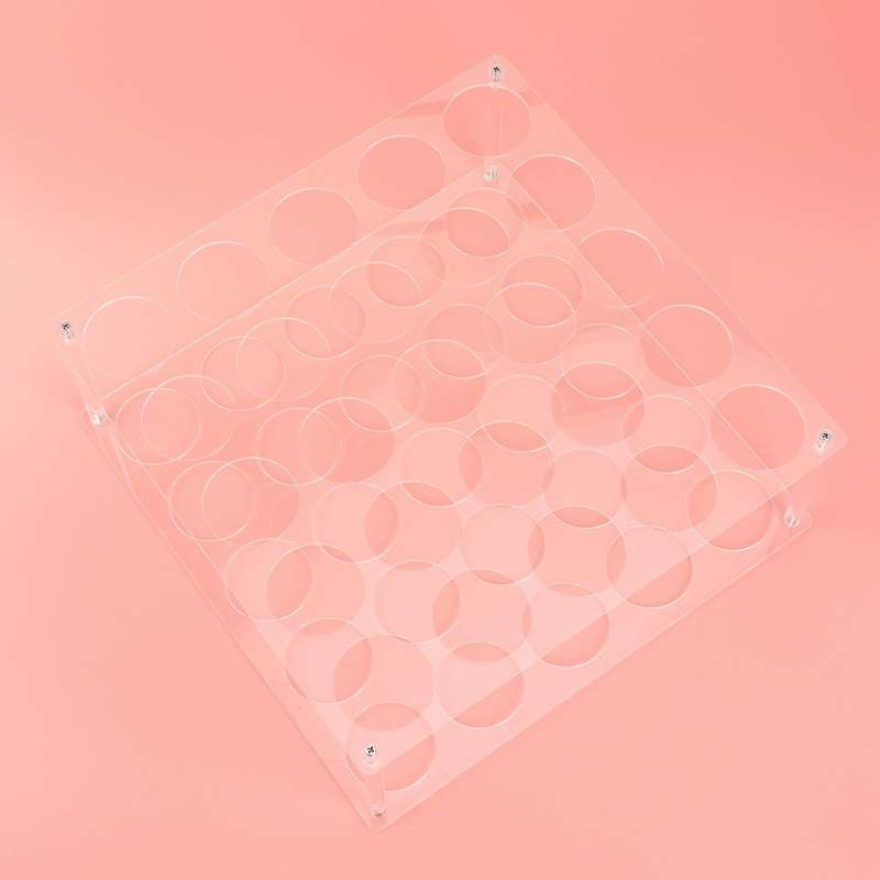 25hole Vinyl Roll Holder Acrylic Vinyl Storage Rack Paper Organiser A