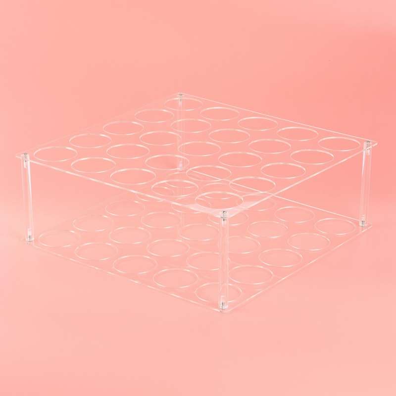 25hole Vinyl Roll Holder Acrylic Vinyl Storage Rack Paper Organiser A