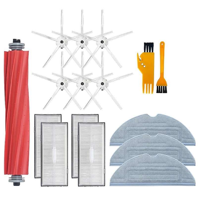 For Roborock S7 T7s Plus Robot Main Side Brush Hepa Filter Mop Cloth