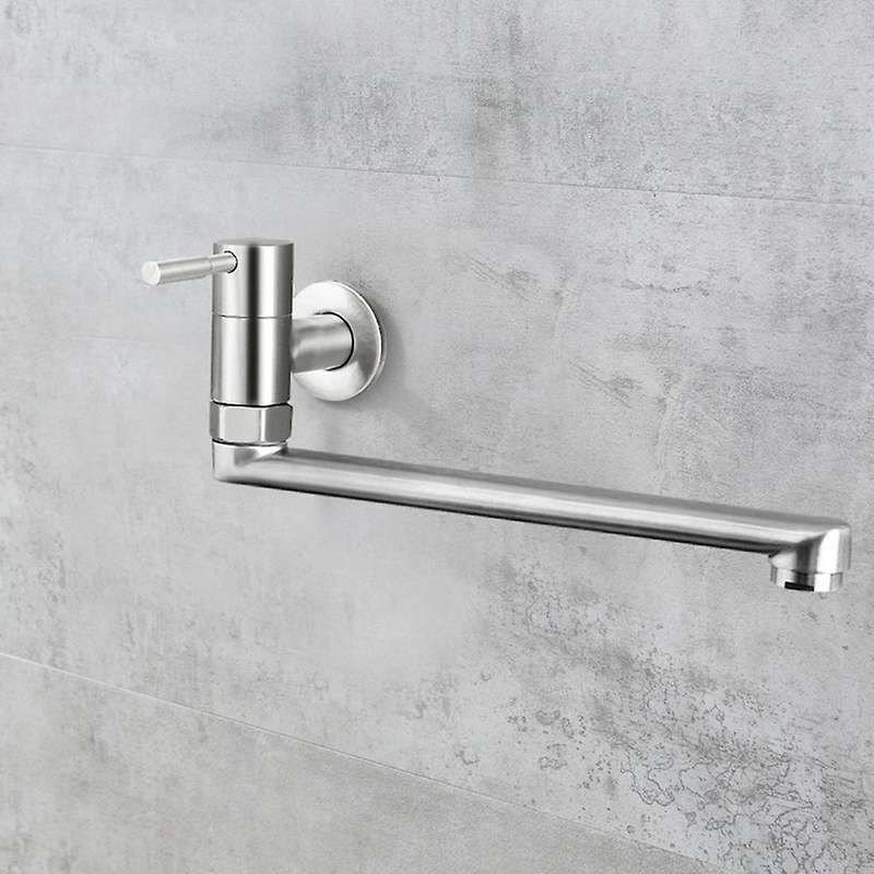 Kitchen Faucet Sink Mop Tap Stainless Steel Single Cold Water Faucets