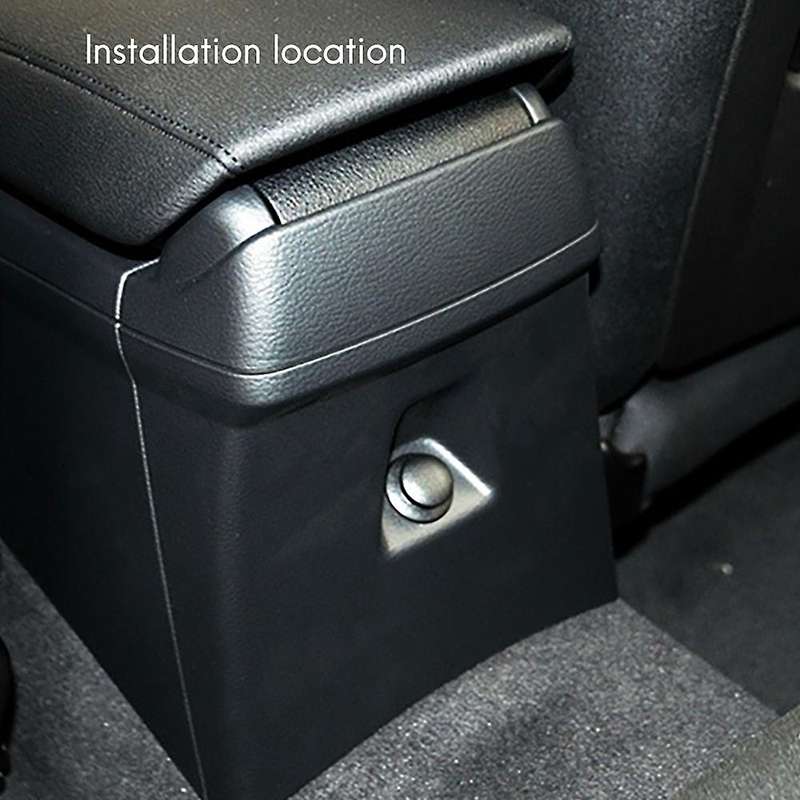 Car Carbon Fiber Abs Rear Air Outlet Cover Trim For-bmw X1 2011-2015