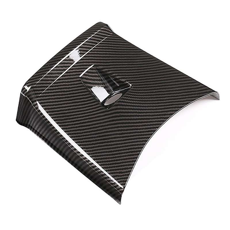 Car Carbon Fiber Abs Rear Air Outlet Cover Trim For-bmw X1 2011-2015