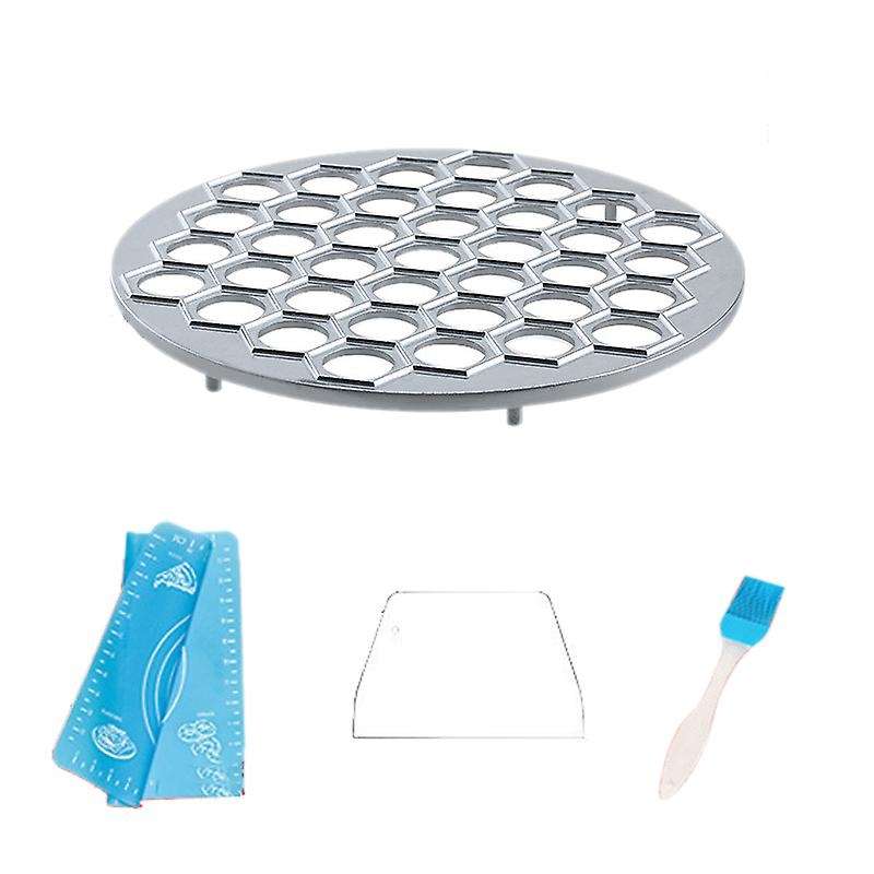 37 Holes Dumpling Mould Tools Dumplings Maker Ravioli Aluminum-silver
