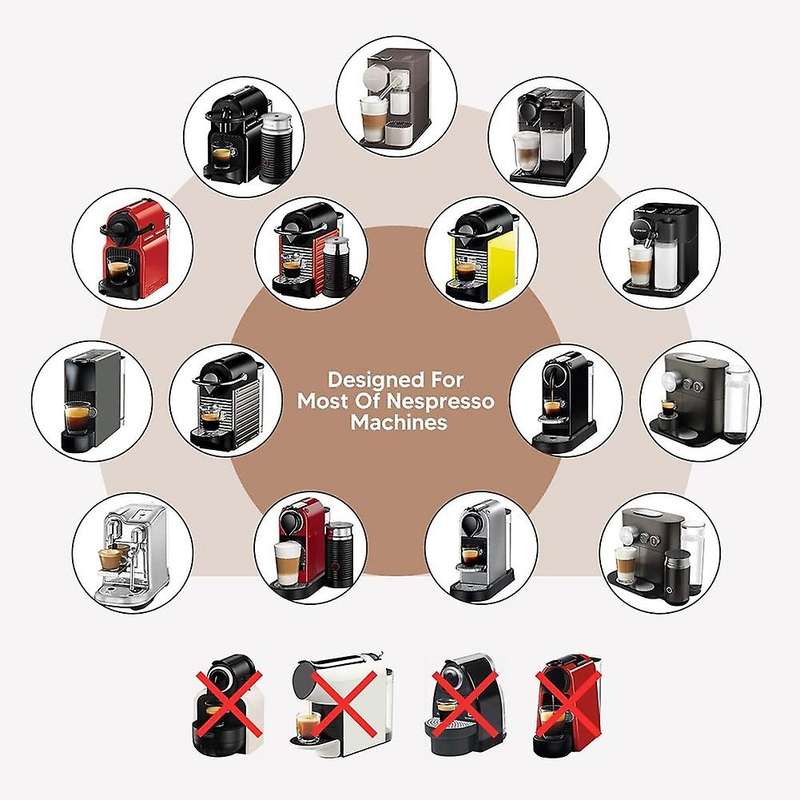 Stainless Steel Reusable Coffee Capsules for Nespresso Capsules