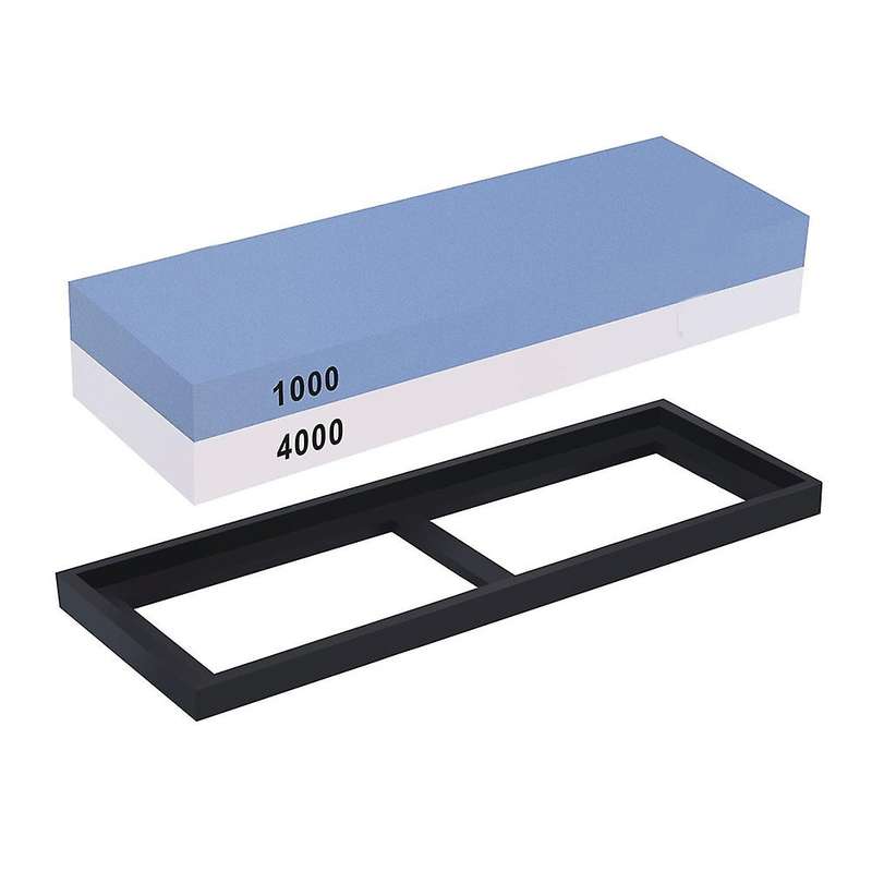 Whetstone, Double-sided Knife Sharpening Stone Set (600# / 1500#)