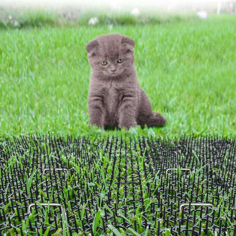 10pcs Cat Scat Spike Mats - Anti Digging Flexible Safe Pad 49cmx13cm
