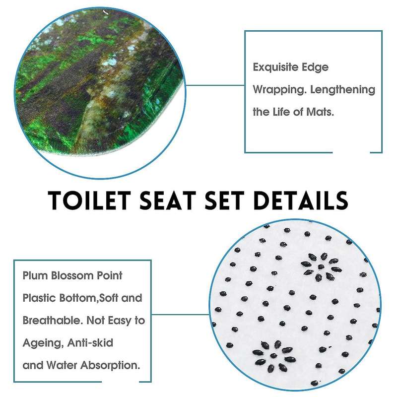 Bathroom Curtain with 12x Hooks Water-repellent Shower Curtain
