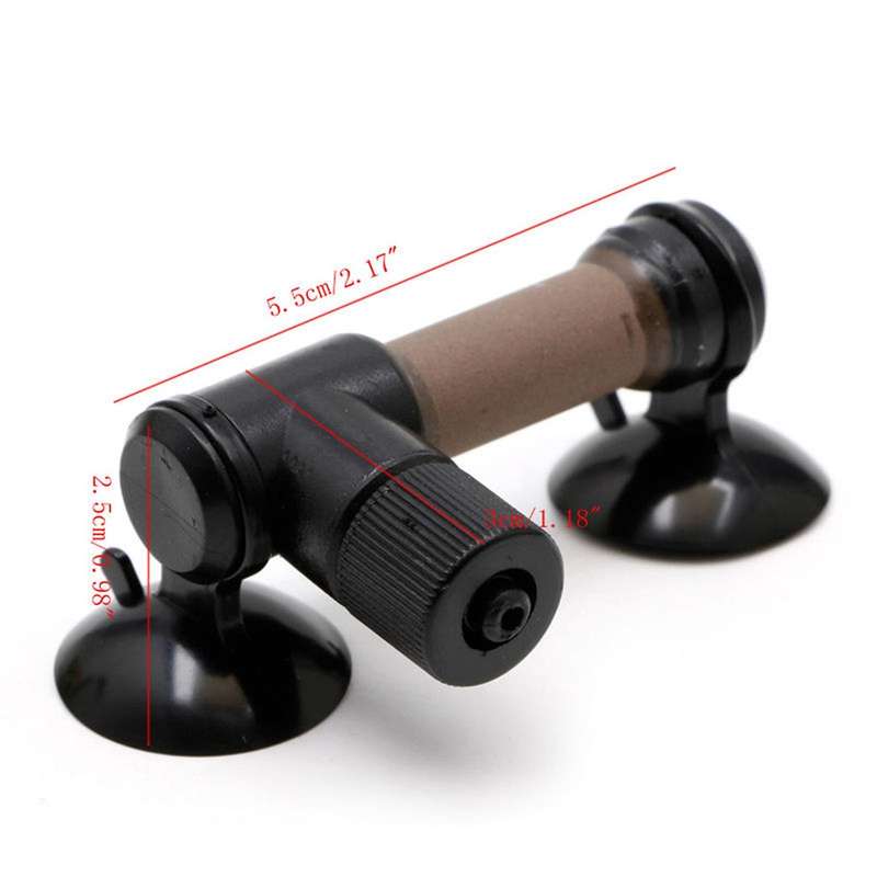 3x Fish Tank Plastic Aquarium Co2 Diffuser Atomizer Dual Suction Cup