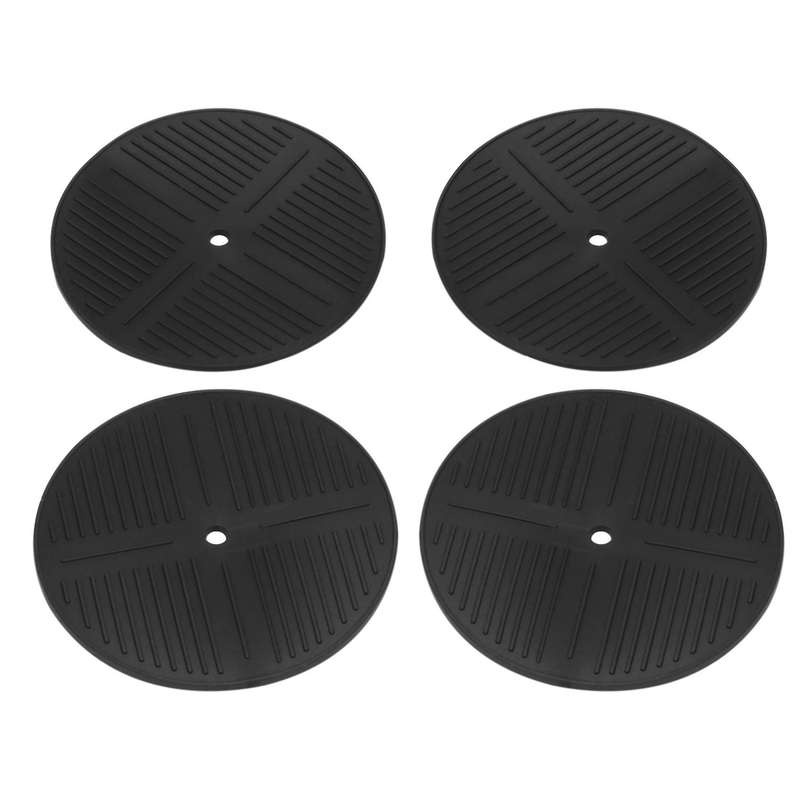 1.7 Inch Furniture Risers for Sofa Table Fridge (black, 4 Piece)