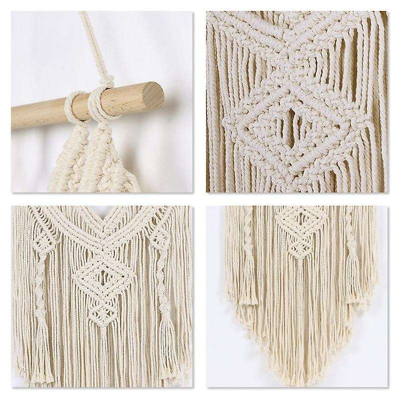 Macrame Wall Hanging Handwoven Tapestry for Boho Wedding Home