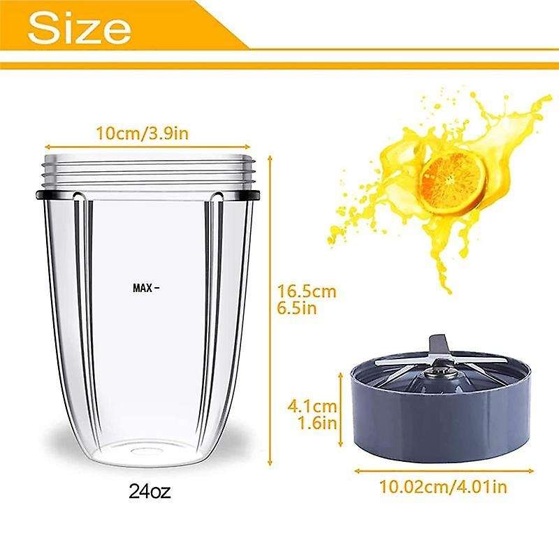 Cup and Extractor Blade Replacement Parts Compatible for Nutribullet