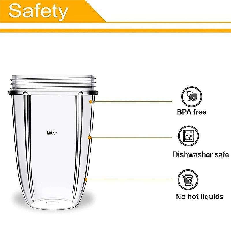 Cup and Extractor Blade Replacement Parts Compatible for Nutribullet