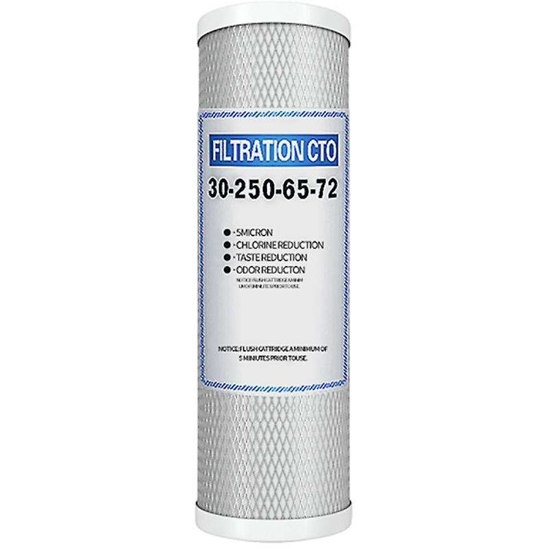 3pc 10inch Compressed Carbon Filter Elements,household Water Purifier