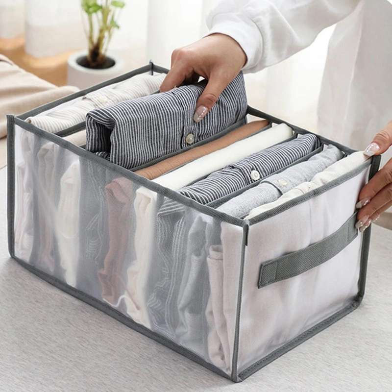 Foldable Closet Organizer Drawer Divider Organizer for Jeans 3pcs