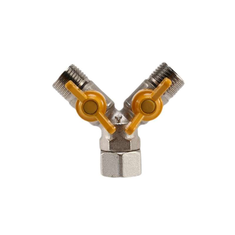 Shut Off Valve Brass Shower 3 Way Diverter Valve for Shower Arm