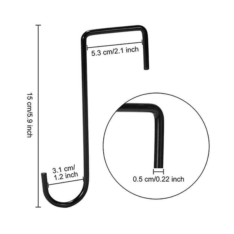 12pcs Plant Hooks Hangers Garden Over Fence Hooks for Hanging Baskets