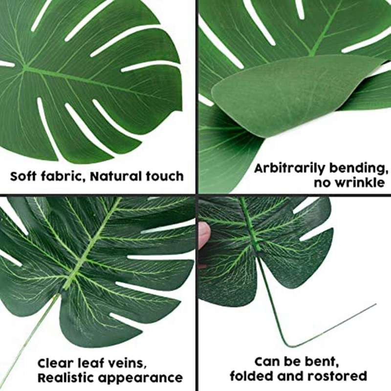 Palm Leaves Artificial Tropical for Decoration Wedding Birthday Party