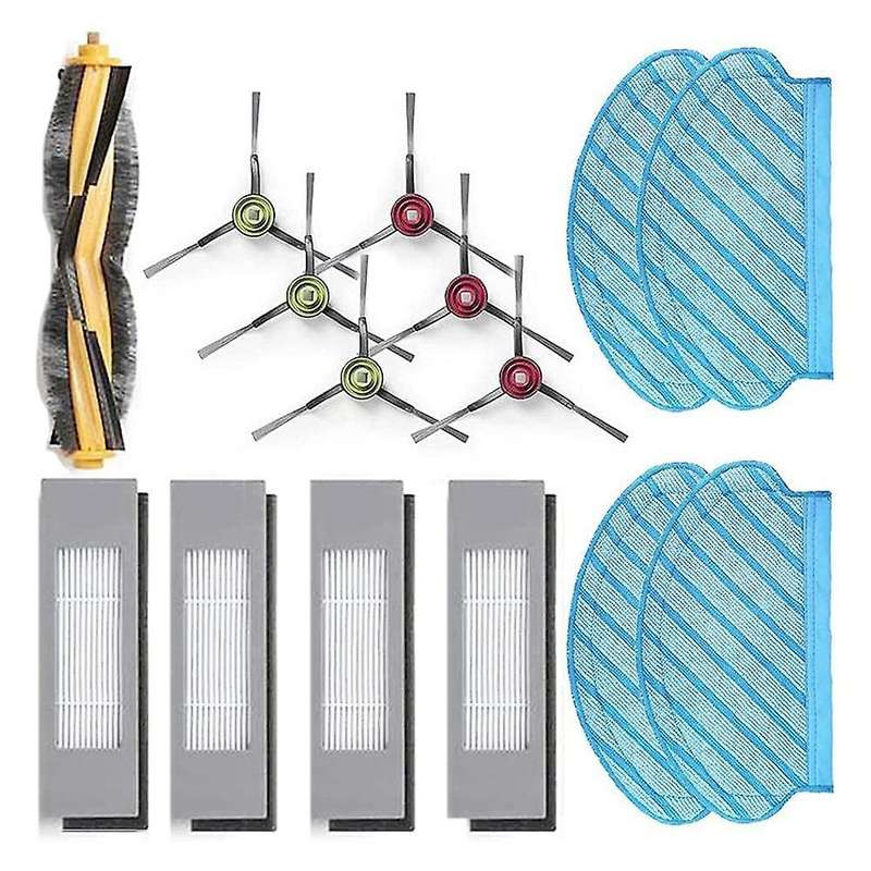 15pcs Roller Side Brush Filter Mop for Ecovacs Deebot Ozmo 920 / 950