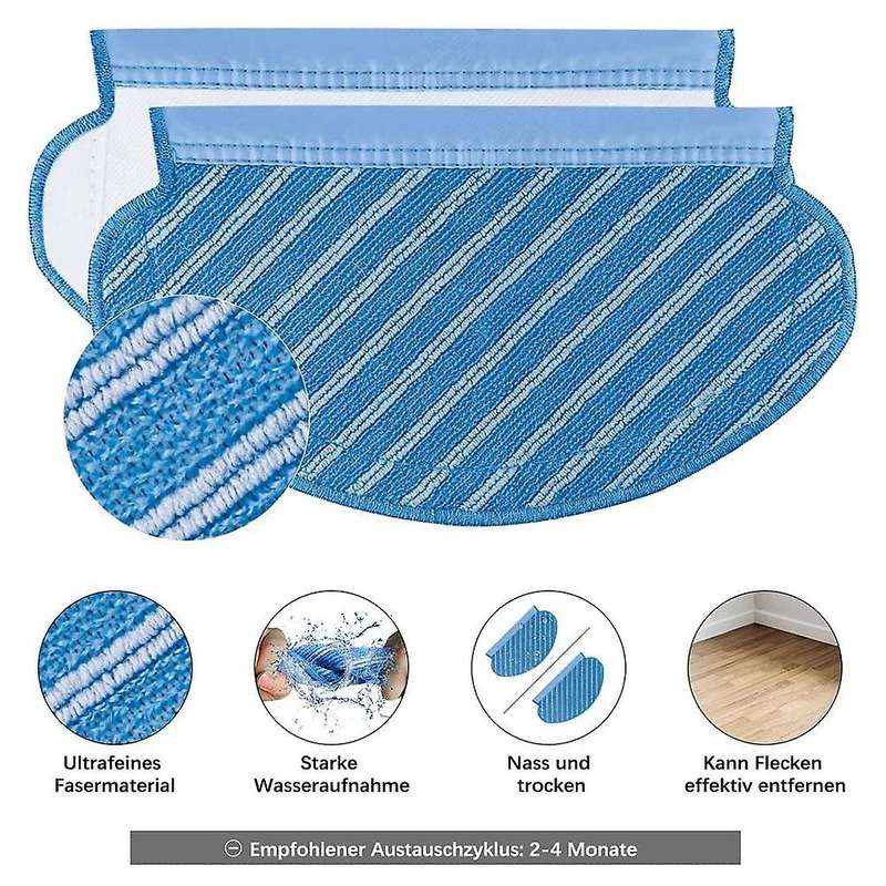 15pcs Roller Side Brush Filter Mop for Ecovacs Deebot Ozmo 920 / 950