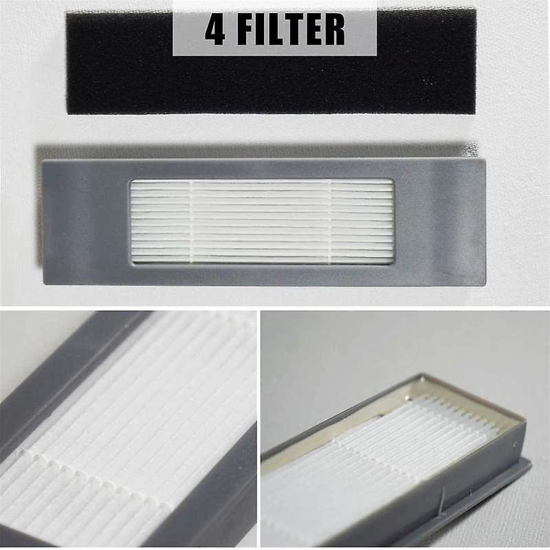 15pcs Roller Side Brush Filter Mop for Ecovacs Deebot Ozmo 920 / 950