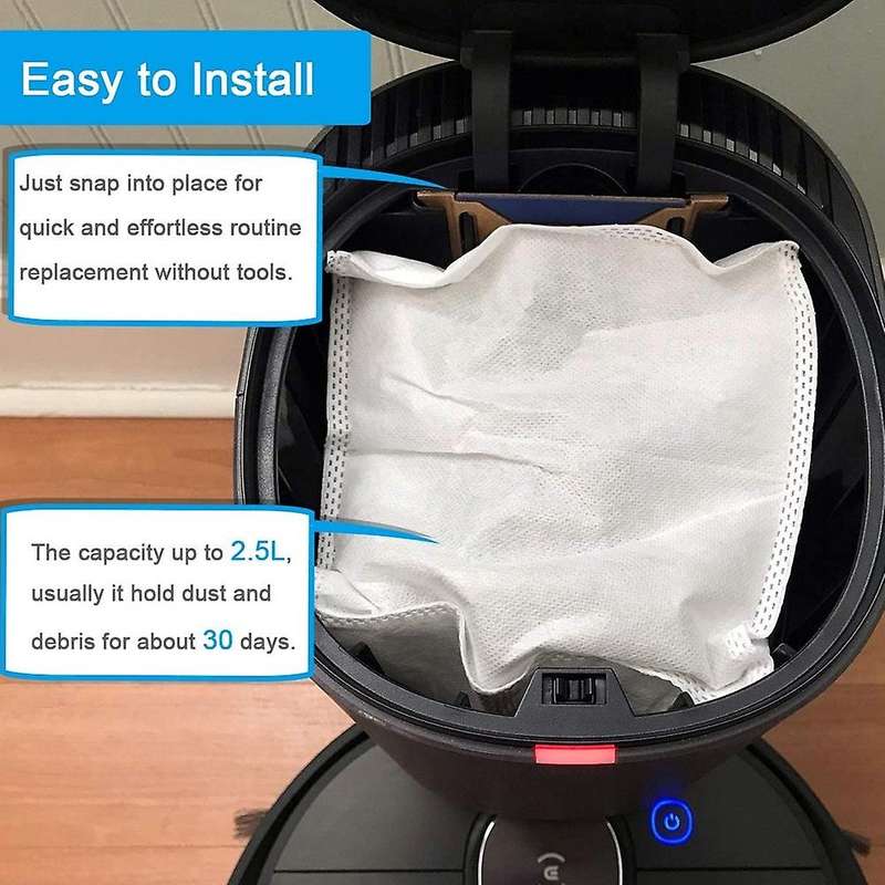 Dust Bag for Cobos Deebot Ozmo T8,t8 Aivi,dx93,ddx96 Robot 12pcs