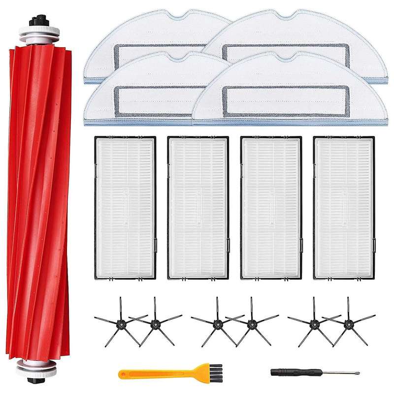 Main Brush Heap Filter Mop Pads for Roborock S7 S70 S7max Set Of 17
