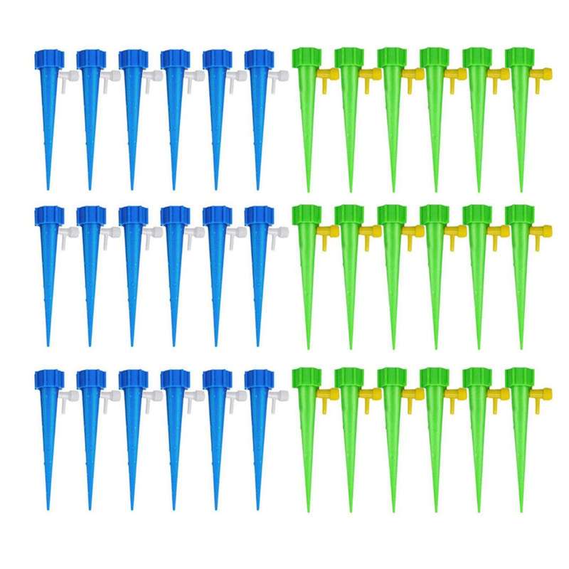 36pcs Auto Drip Irrigation Watering System Dripper Spike for Flower