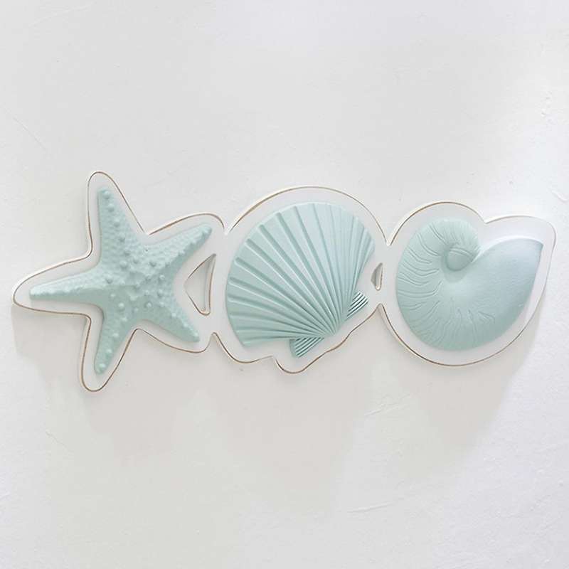 Mediterranean Wall Decoration Starfish Scallop Conch Pendant,b