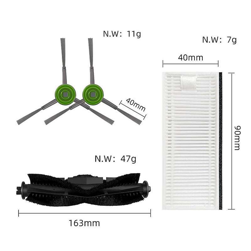 Roller Brush Brush Hepa Filter for Thamtu G11 Robot Vacuum Cleaner