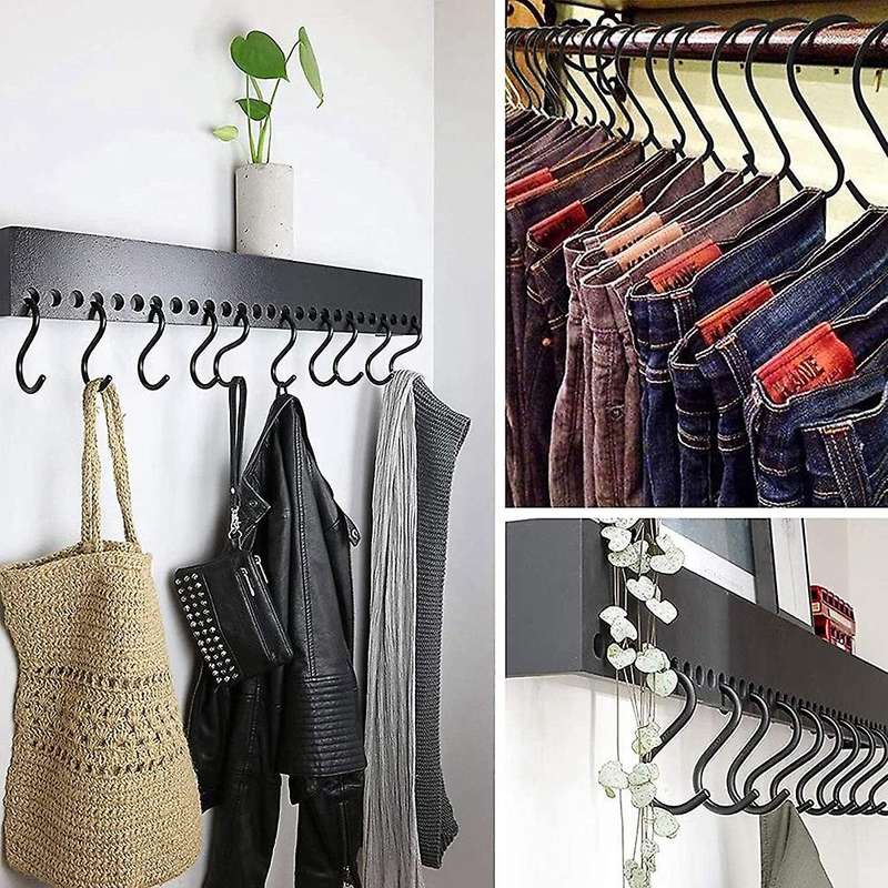 40pcs Heavy Duty S Hooks Plants Hooks for Hangings Hooks Light Hooks