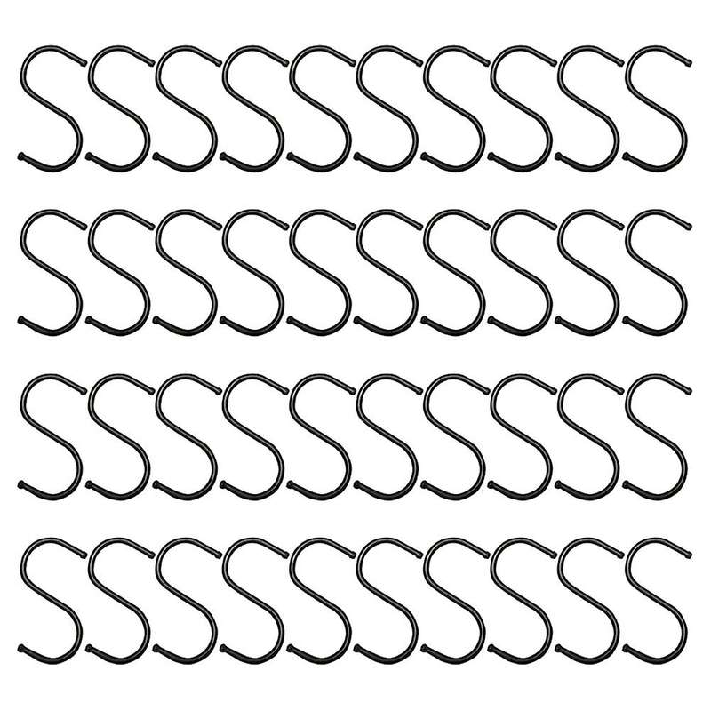 40pcs Heavy Duty S Hooks Plants Hooks for Hangings Hooks Light Hooks