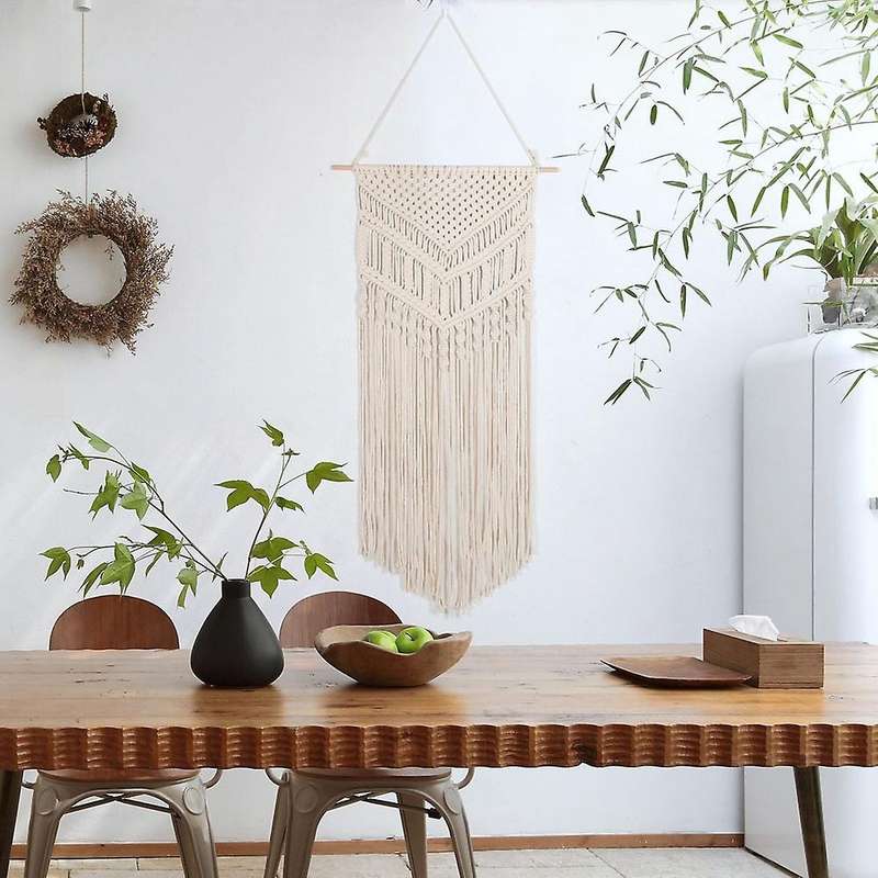 Woven Wall Hanging Modern Bohemian Tapestry for Bedroom Apartment
