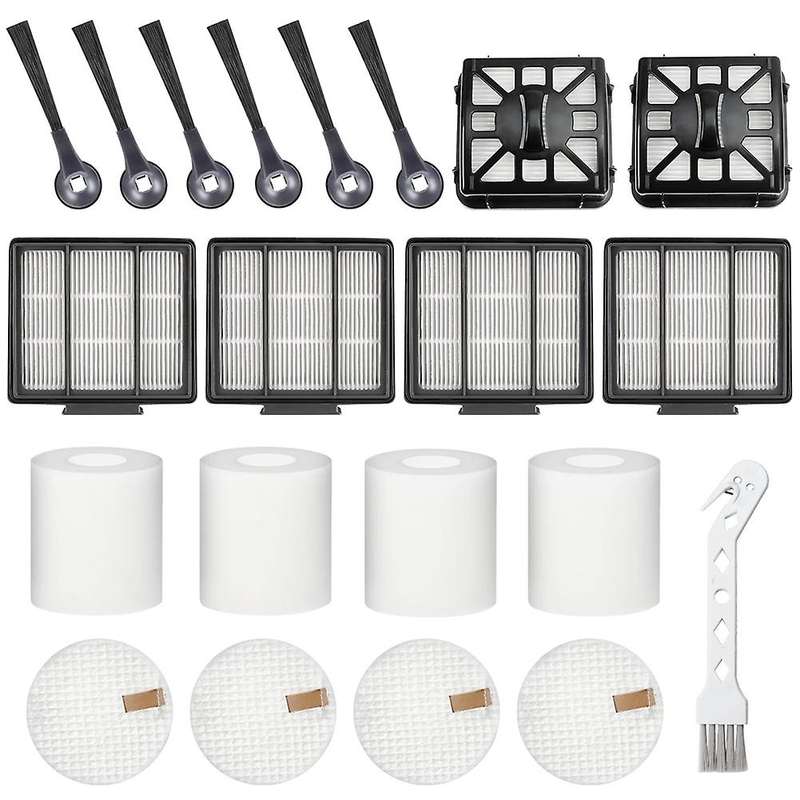 Replacement Side Brushes Hepa Filters Compatible for Shark Iq