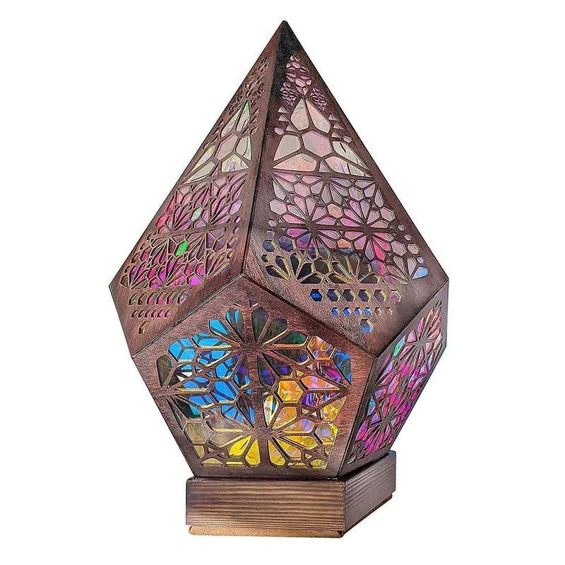 Bohemian Light-polar Star Wooden Lamp,for Home Decor,decor Lamp