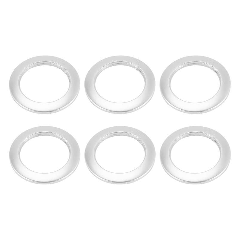 50 Pac Curtain Eyelet Rings Nanoscale Low Noise Roman Ring (silver)