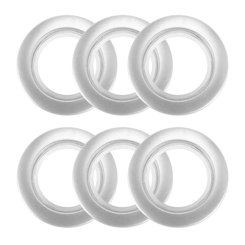 50 Pac Curtain Eyelet Rings Nanoscale Low Noise Roman Ring (silver)