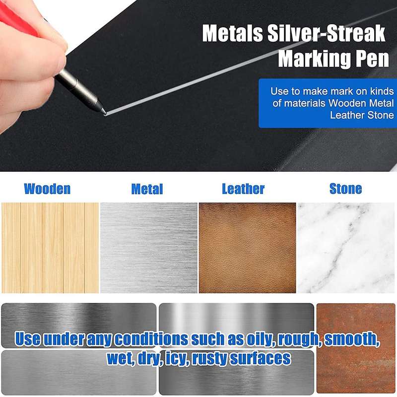 60 Pcs 2.8 Mm Solid Silver Streak Welder Pencil Refills