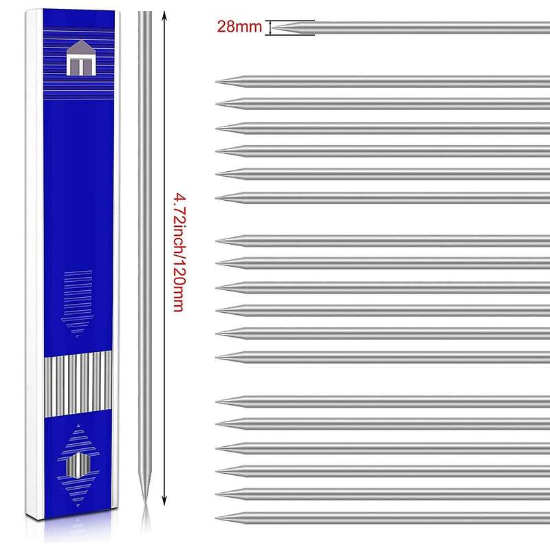 60 Pcs 2.8 Mm Solid Silver Streak Welder Pencil Refills