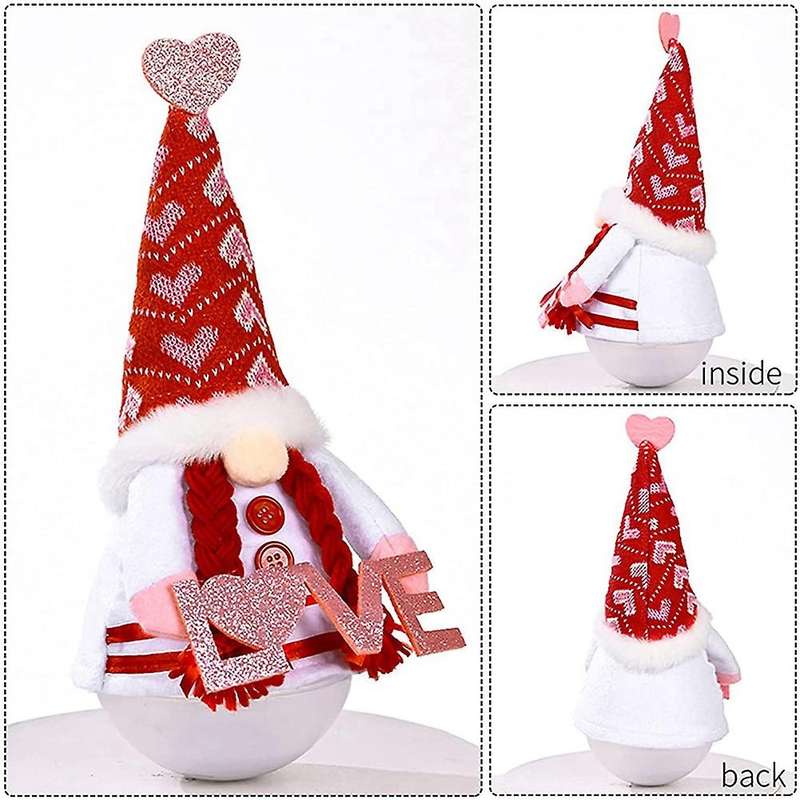 Gnome Valentines Day Gifts Decorations Valentines Gnomes Plush Decor