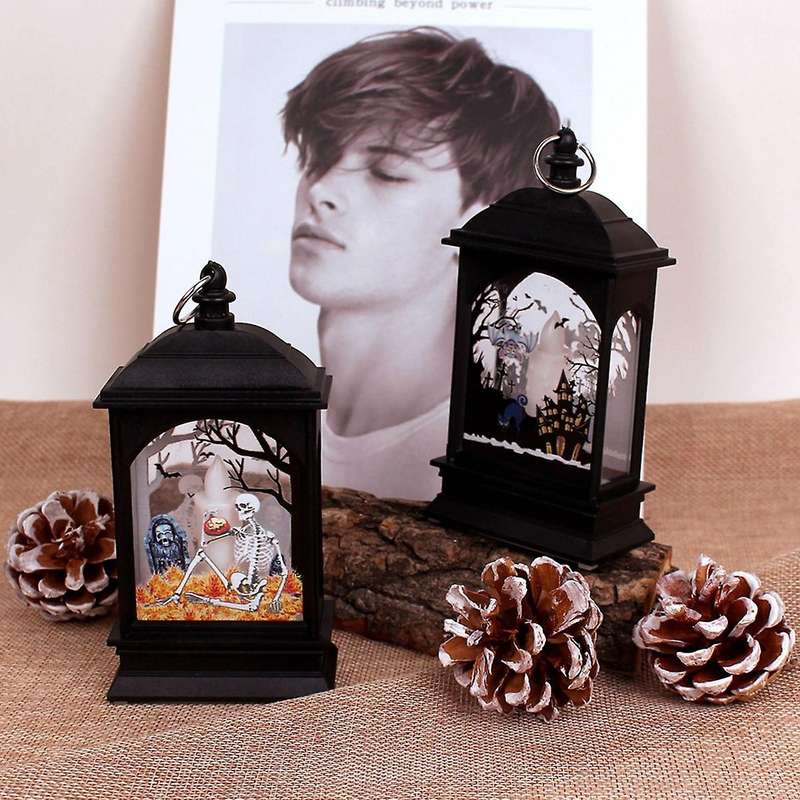 Halloween Led Light Candlestick Lamp Halloween Decoration Props Gifts