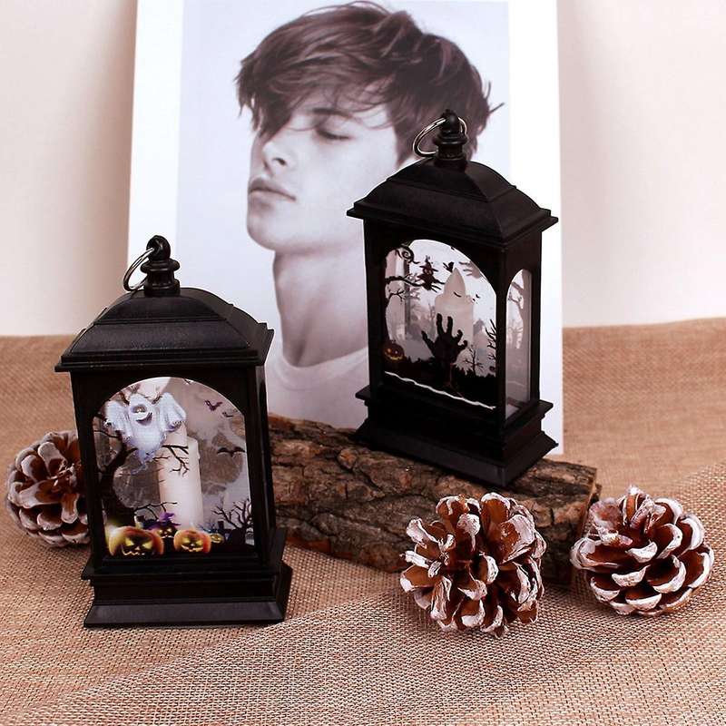 Halloween Led Light Candlestick Lamp Halloween Decoration Props Gifts