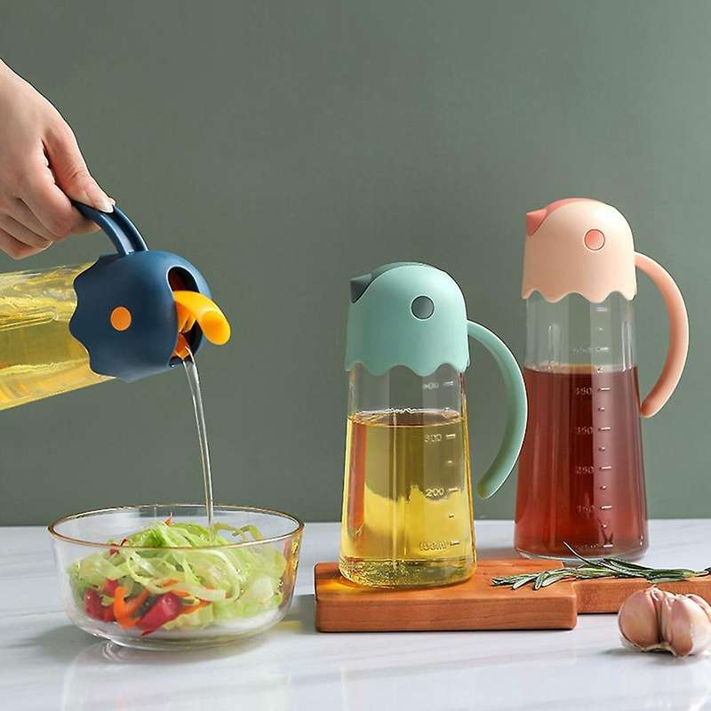 Automatic Opening Closing Oil Bottle Leakproof Condiment Container,c