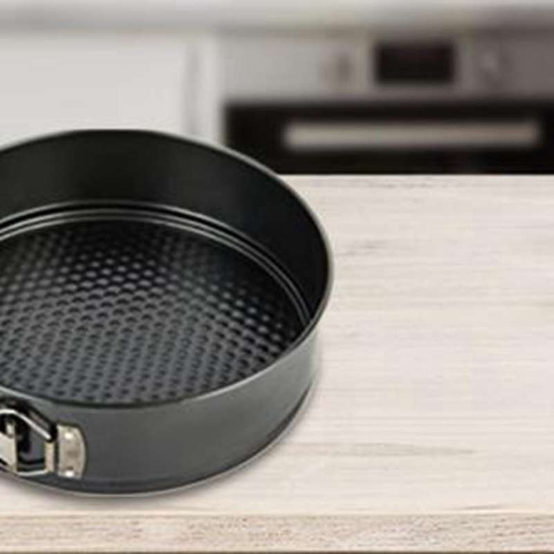 Black Round Cake Mold Qifeng Buckle Baking Tool Cake Pan Baking Pan