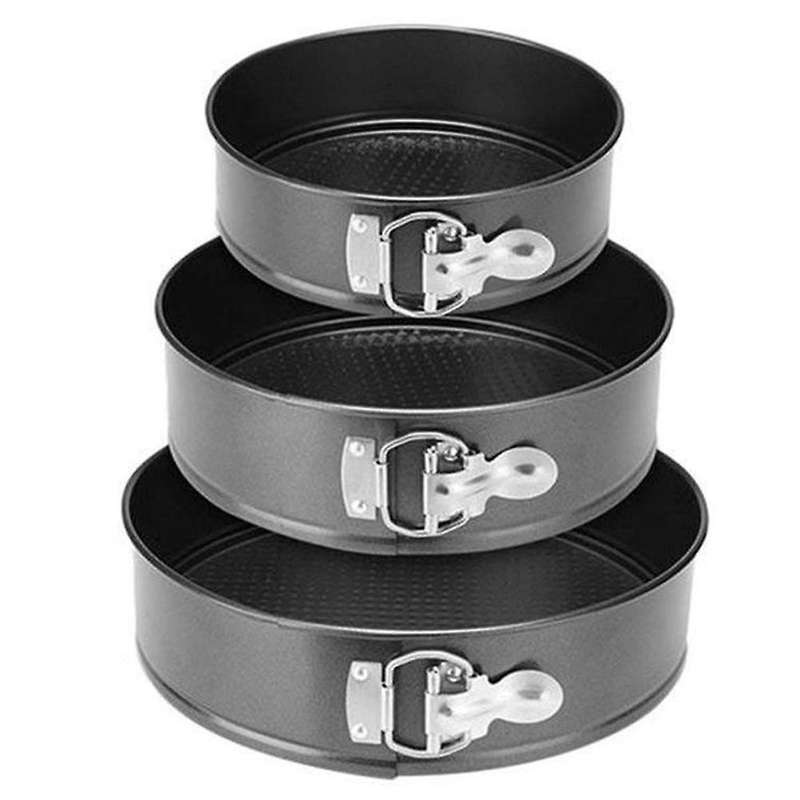 Black Round Cake Mold Qifeng Buckle Baking Tool Cake Pan Baking Pan