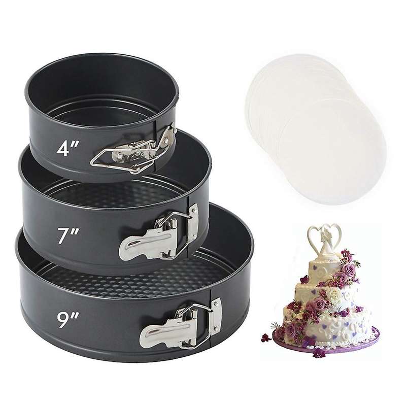 Black Round Cake Mold Qifeng Buckle Baking Tool Cake Pan Baking Pan