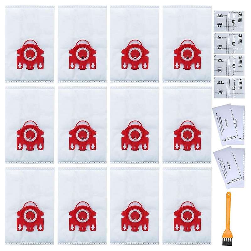 Fjm Vacuum Bags 12 Pack for Miele Fjm Bags Airclean 3d Efficiency