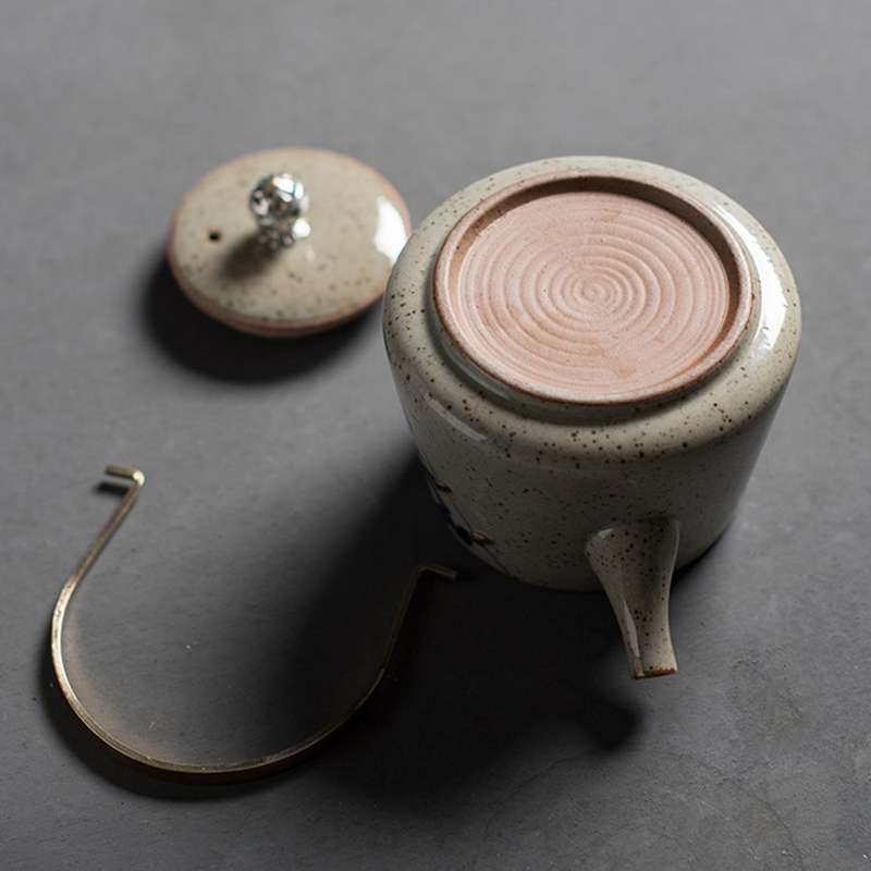 Retro Ceramic Teapot Japanese Style Kung Fu Kettle Creative Teaware