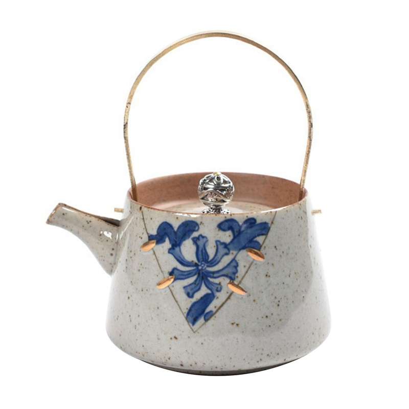 Retro Ceramic Teapot Japanese Style Kung Fu Kettle Creative Teaware